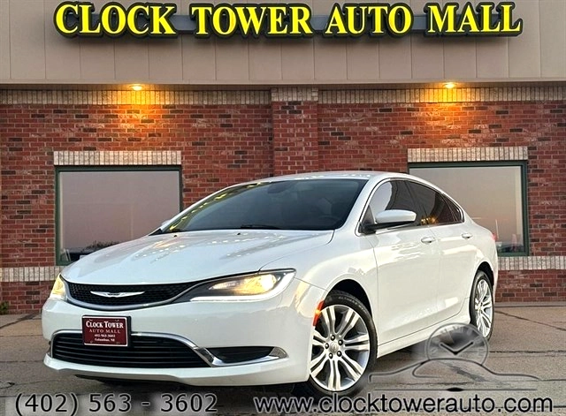 2015 Chrysler 200  200 in front of Clock Tower Mall Used car business