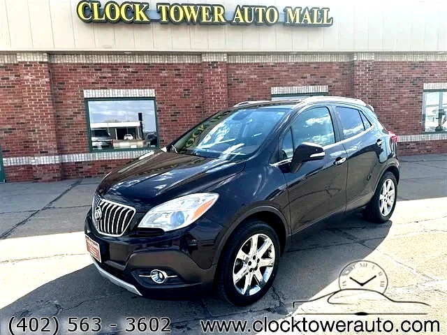 2014 Buick Encore  Encore in front of Clock Tower Mall Used car business