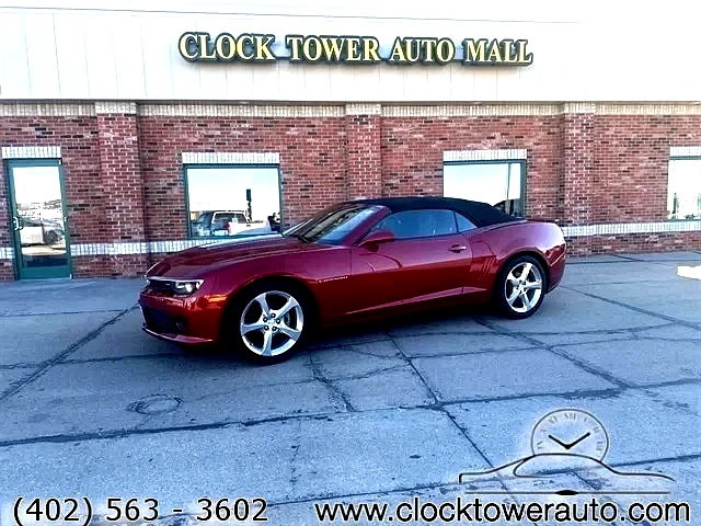 2015 Chevrolet Camaro  Camaro in front of Clock Tower Mall Used car business