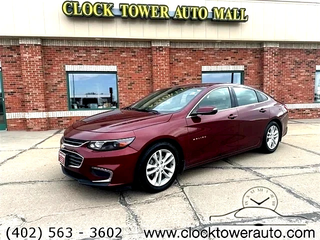 2016 Chevrolet Malibu  Malibu in front of Clock Tower Mall Used car business
