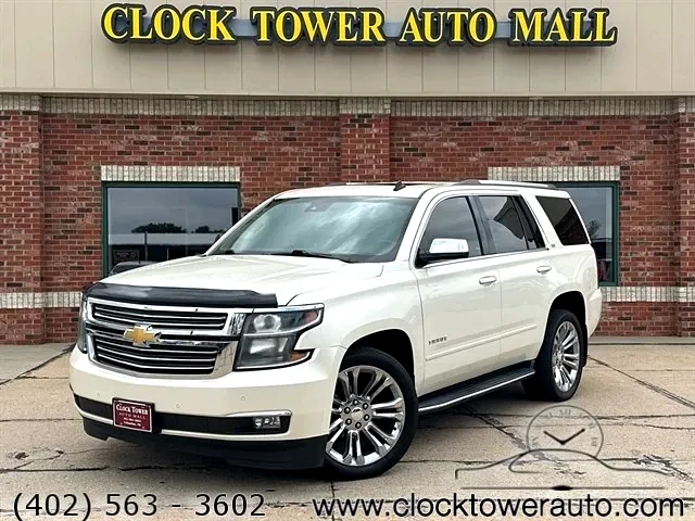2015 Chevrolet Tahoe  Tahoe in front of Clock Tower Mall Used car business