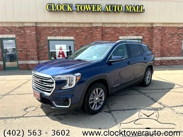 2022 GMC Terrain  Terrain in front of Clock Tower Mall Used car business