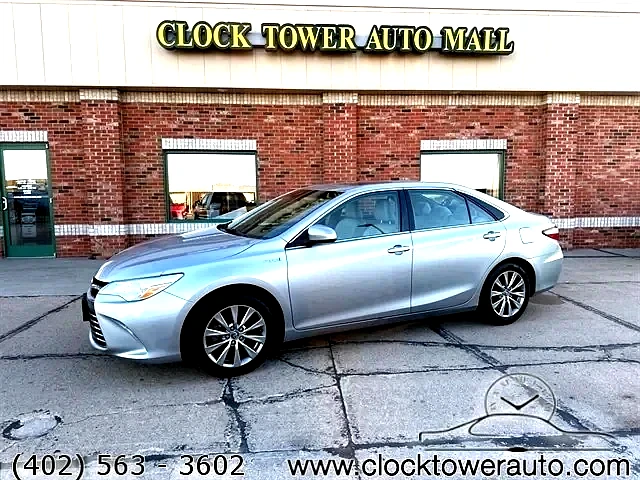 2017 Toyota Camry  Camry in front of Clock Tower Mall Used car business