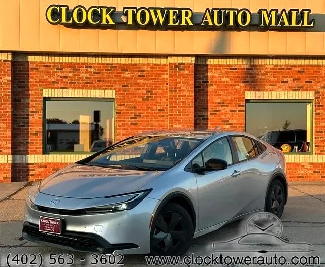 2024 Toyota Prius  Prius in front of Clock Tower Mall Used car business